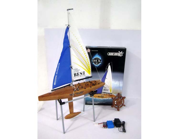 仿木自装四通遥控帆船包电 MX-0005-3